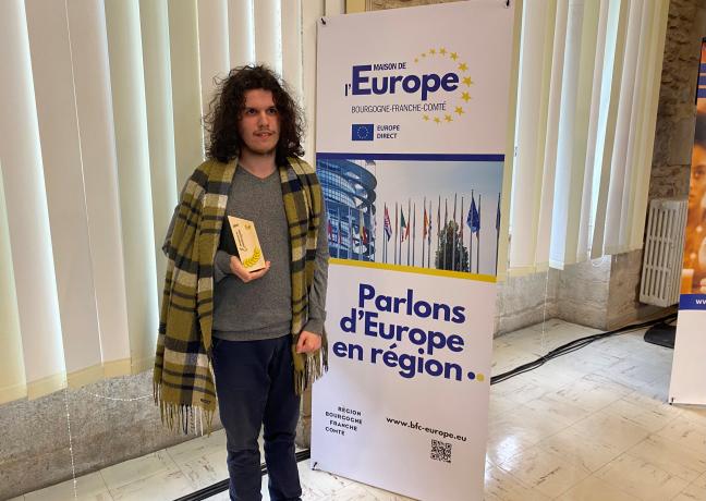 Photo de Thomas gagnant d'Eurochampion 2024