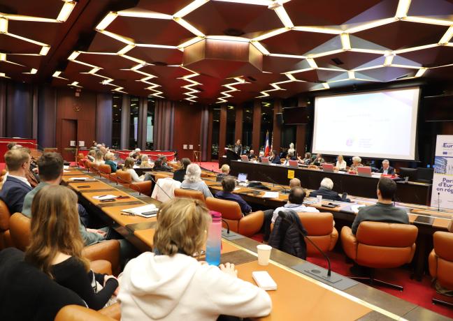 Congrès de la fédération française des Maisons de l’Europe, jeudi 3 et vendredi 4 avril 2025 à Dijon - Photo Océane Lavoustet