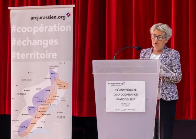 Marie-Guite Dufay. Photo : Xavier Ducordeaux