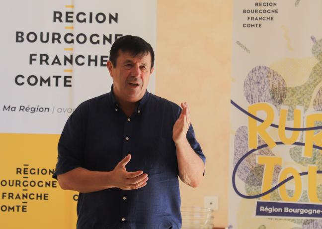Eric Houlley, vice-président de la Région Bourgogne-Franche-Comté en charge des ruralités - Photo Océane Lavoustet