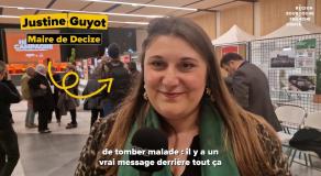 Justine Guyot, maire de Decize